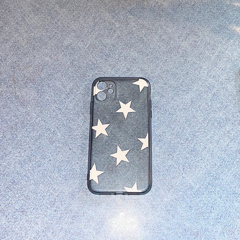 White star clear phone case. For iphone 11. From Casetify. Barley been used.
